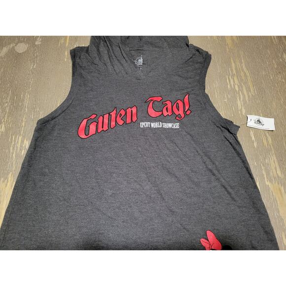 Disney Parks Epcot World Showcase Germany Guten Tag Minnie Hooded Shirt M *NWT - Picture 3 of 8